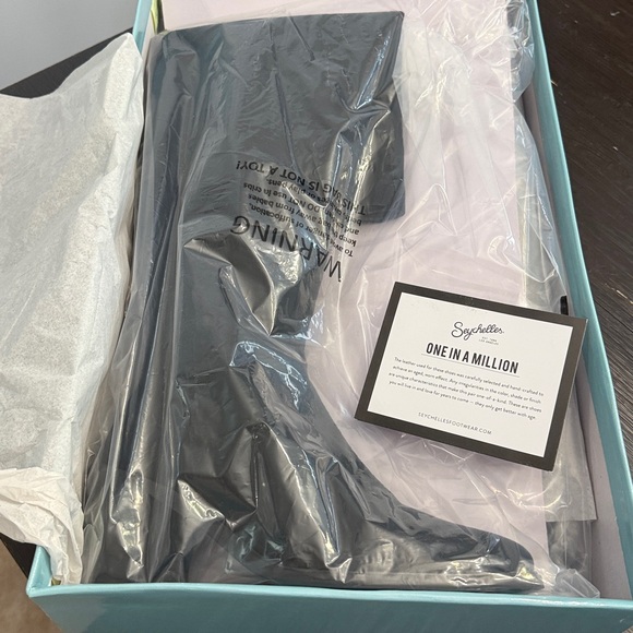 NEW Seychelles Black Over the Knee Boots - Picture 2 of 7